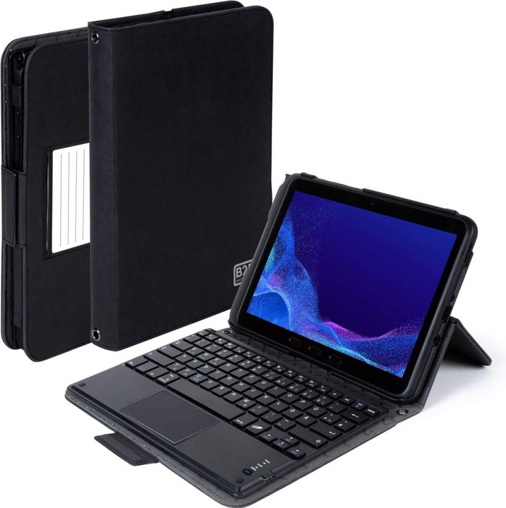 B2Bworkplace toetsenbordhoes VERDE, voor SAMSUNG Galaxy Tab Active 4 Pro, Zwart, Duits (NL, Galaxy Tab Active 4 Pro)