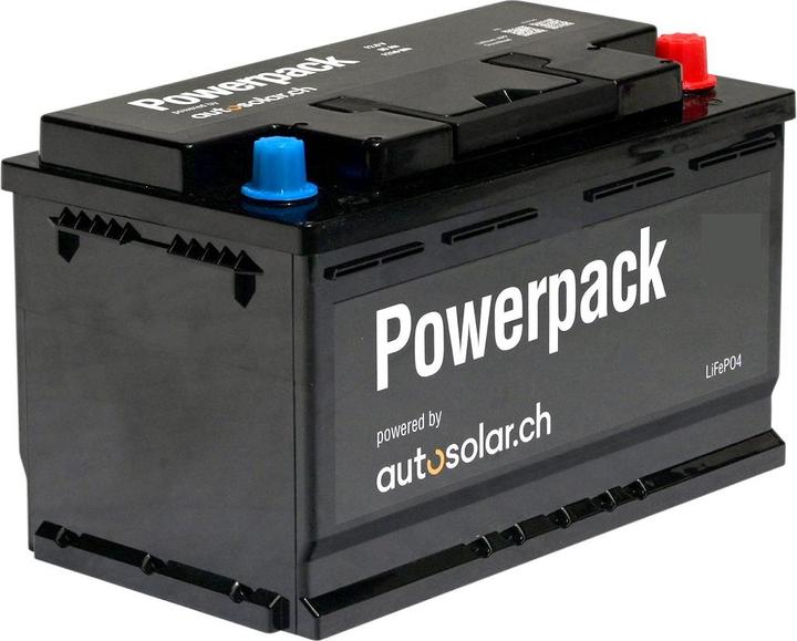 Image du produit Autosolar Batterie au lithium 105 Ah (équivalent à 210Ah) - Batterie solaire LiFePo4 avec application (12.80 V, 210 Ah)