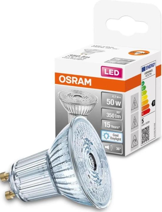 Produktbild Osram Reflektor (GU10, 4.30 W, 350 lm, 1 x, F)