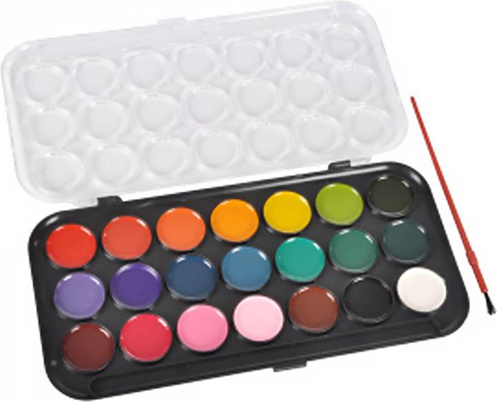 Seurat Aquarellfarben, Palette mit 21 Farben und Pinsel (Mehrfarbig)