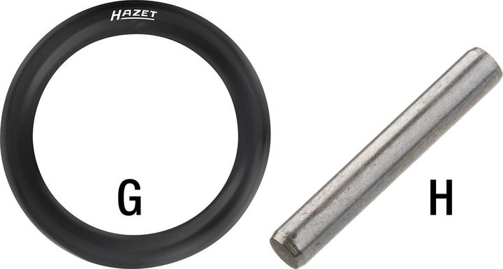 Produktbild HAZET O-Ring 1100S-G2260 ∙ Vierkant25 mm (1 Zoll) ∙ Vierkant 25 mm (1 Zoll) ∙ ∅ 45 x 7