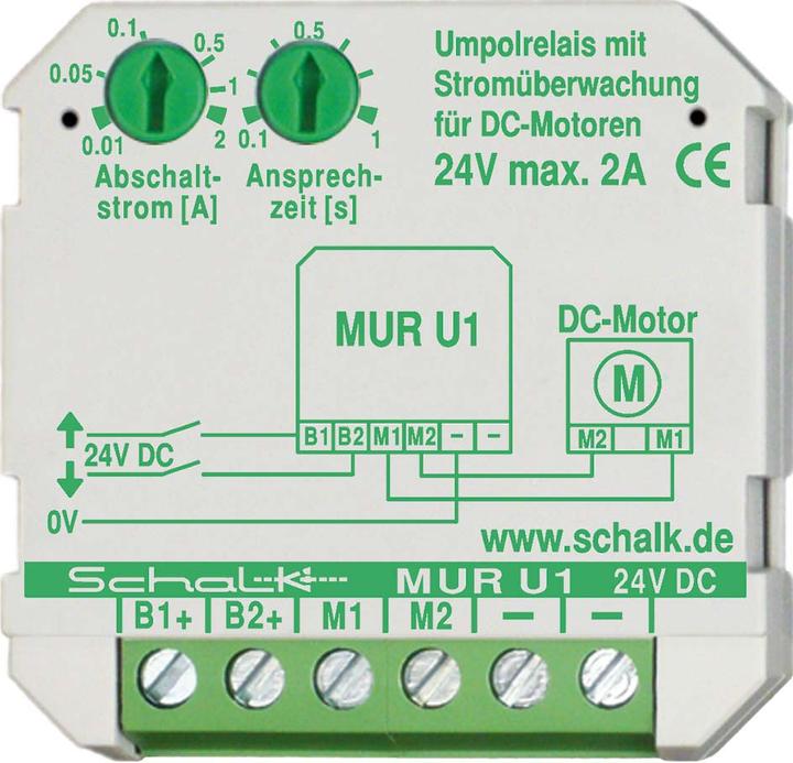 Produktbild Schalk SCHAL MURU14 Motor-Umpolrelais 24VDC 2A