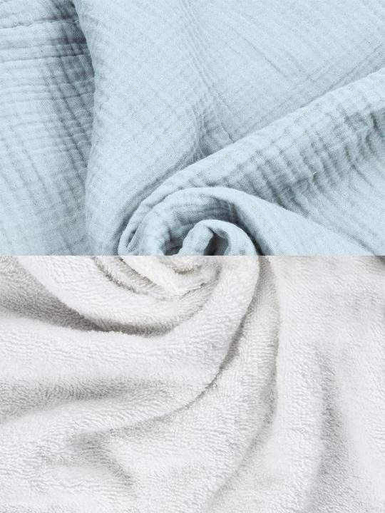 Produktbild Aspero 2x Baby Musselin Wickeltücher aus Bio-Baumwolle