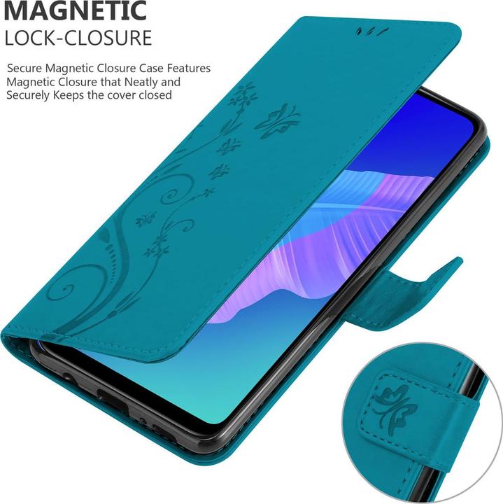 Produktbild Cadorabo Flower Book Cover (Huawei P40 Lite E)