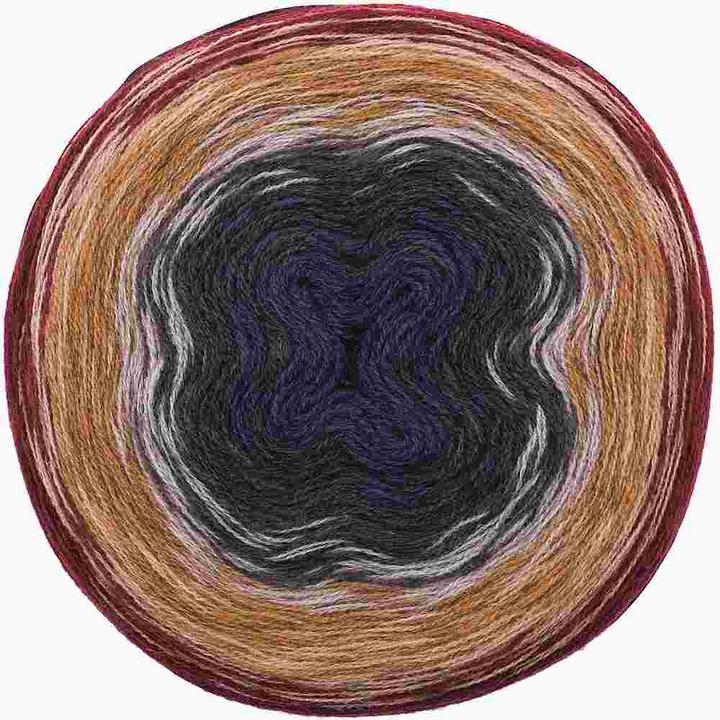 Immagine prodotto Rico Creative Wool Dégradé Super 6, rot-blau, 200 g, 800 m, 70 % PAN, 30 % WV (800 m)