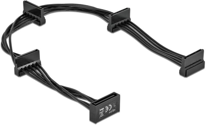 Immagine prodotto Delock Cavo di alimentazione SATA 15 Pin maschio > 4 x SATA 15 Pin femmina 40 cm nero