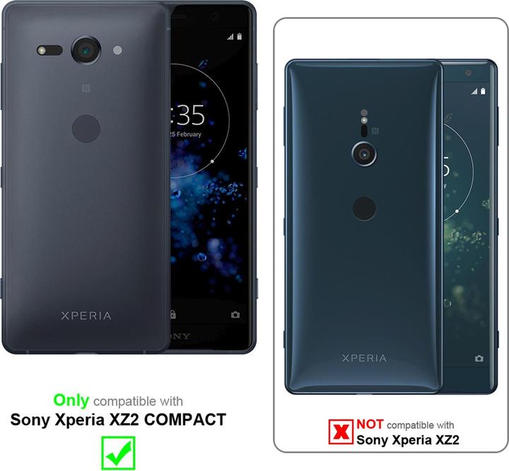 Actual product image Cadorabo Book with stand function cover (Sony Xperia XZ2 Compact)
