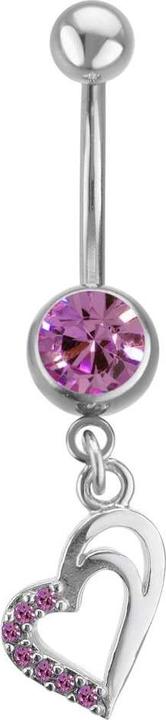 Immagine prodotto Bijouteria Piercing ventre (Ottone rodiato in ottone rodiato, Acciaio chirurgico 316L, Vetro (di orologio))