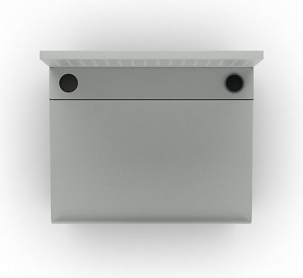 Produktbild eurokraft pro Computer-Arbeitsstation, Stahlblech