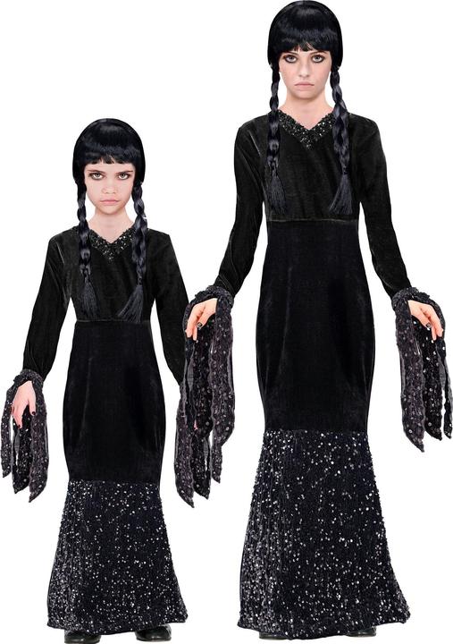 Actual product image Widmann Adams Family Wednesday ball gown costume (164)