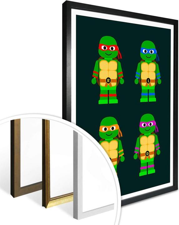 Immagine prodotto Trenddeko Giocattolo Teenage Mutant Ninja Turtles (50 x 60 cm)