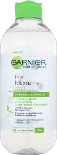Produktbild Garnier Skin Naturals Micellar Liquid 3In1 Score Normal And Mixed 400Ml (Puder, 400 ml)