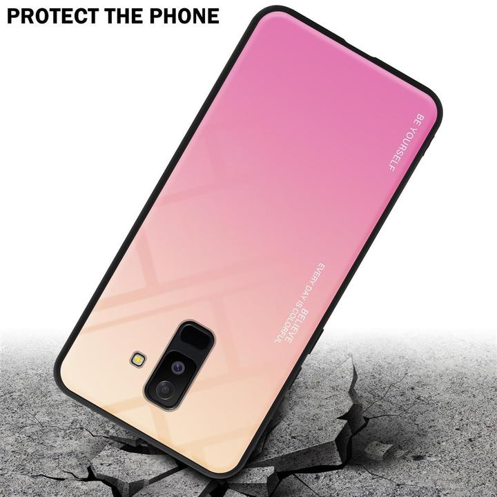 Produktbild Cadorabo TPU 2 Farben Glas Cover (Samsung Galaxy A6+)