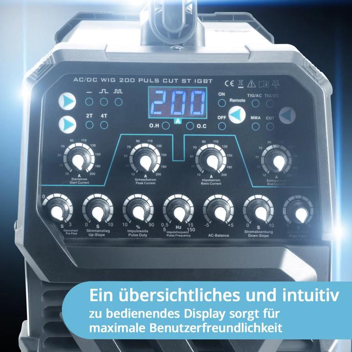Actual product image Stahlwerk AC/DC TIG 200 pulse welder with full plasma equipment