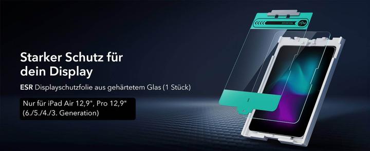 Produktbild ESR Tempered-Glass Displayschutz (1 Stück, iPad Air 13 2024 (M2))