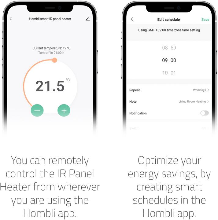 Actual product image Hombli Smart IR (400 W)