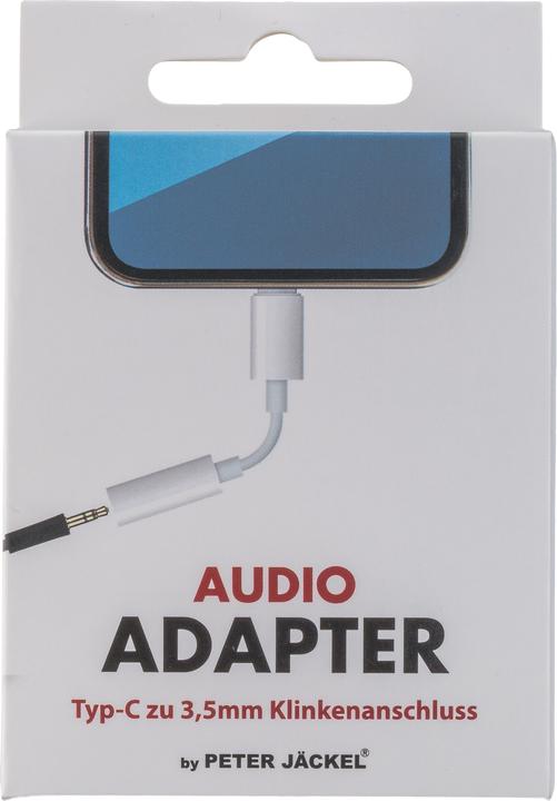 Produktbild Peter Jäckel AUDIO ADAPTER Typ-C zu 3,5mm Klinkenanschluss (Klinkenadapter)