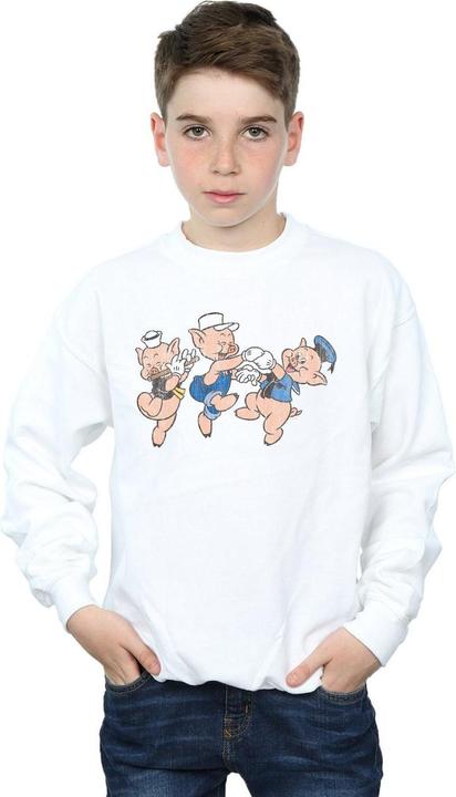 Actual product image Disney Boys Three Little Pigs Having Fun Sweatshirt (128)