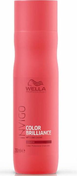 Image du produit Wella INVIGO Color Brilliance Shampooing de protection des couleurs grossières (250 ml, Shampoing liquide)