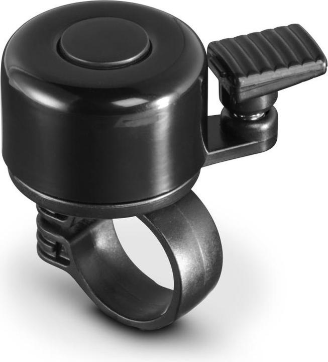 Immagine prodotto Hama Fahrradklingel, klein, leichte Miniglocke, ⌀ 3,5 cm, Schwarz