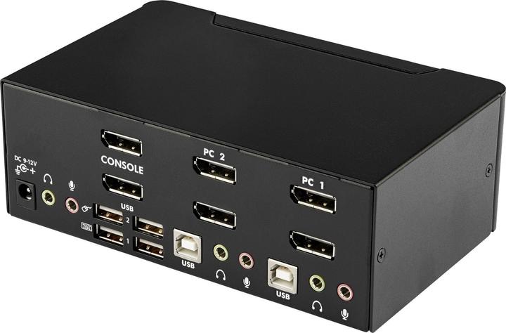 Produktbild StarTech 2 Port Dual DisplayPort USB KVM Switch