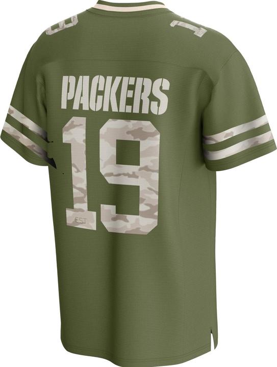 Actual product image Fanatics Green Bay Packers NFL Supporters Jersey oliv camo - S (S)