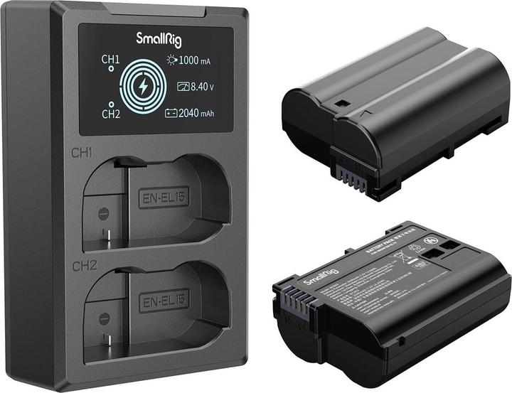 Actual product image SmallRig EN-EL15 battery and charger kit (Rechargeable battery)