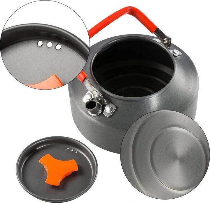 Produktbild JTI Campingkocher mit Kaffeekanne und Brenner