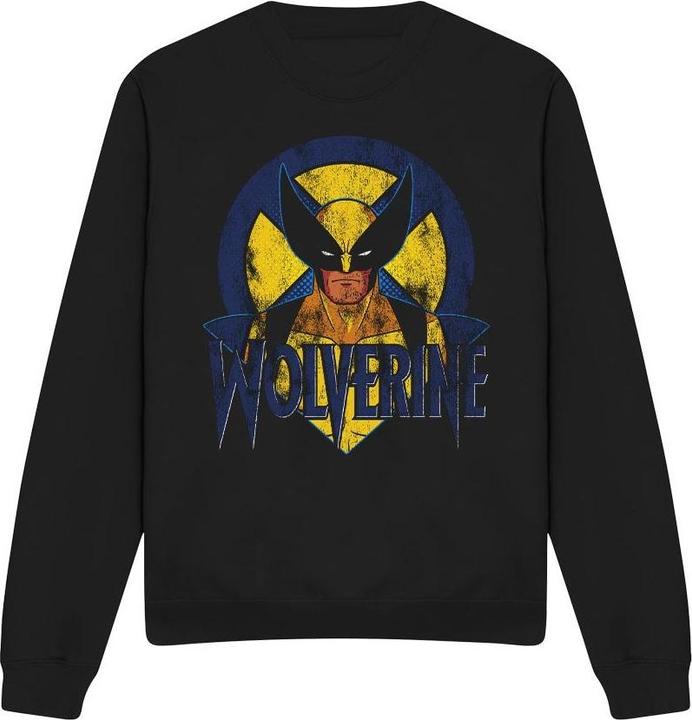 Actual product image Unisex Adult X-Men Wolverine Retro Sweatshirt (M)