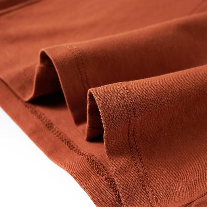 Image du produit VidaXL T-shirt manches longues enfant Cognac 116,Composition : 95% coton. 5 (116)