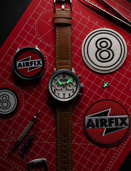 Image du produit AVI-8 AV-4088-06 Hawker Hurricane Dual-Time (Montre pilote)