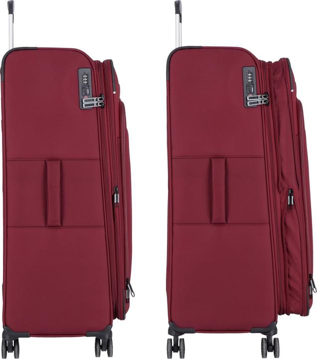 Immagine prodotto D&N Travel Line 9504 Carrello a 4 ruote L 76 cm con piega ad espansione (102 l, L (90 - 115l))