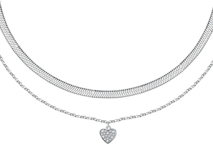 Immagine prodotto La Petite Story Collana con cuore d'amore (Acciaio inossidabile, 40 - 45 cm)