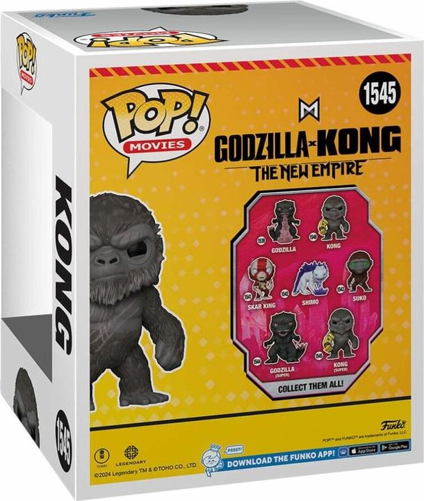 Image du produit Funko Godzilla vs Kong 2 figurine surdimensionnée POP! vinyle Kong 15 cm