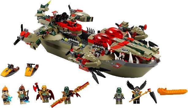 Immagine prodotto LEGO Leggende della sede centrale di Chima Cragger's Croc Boot (70006)