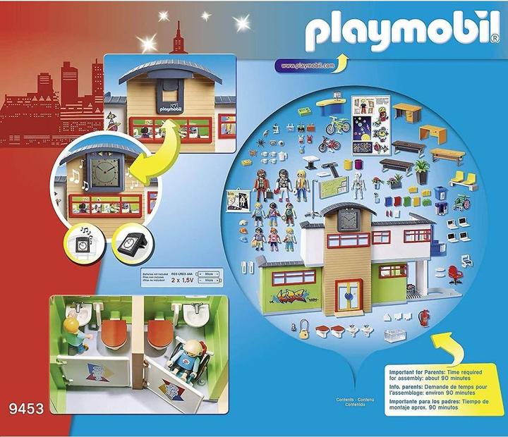 Produktbild Playmobil Grosse Schule mit Einrichtung (9453, Playmobil City Life)