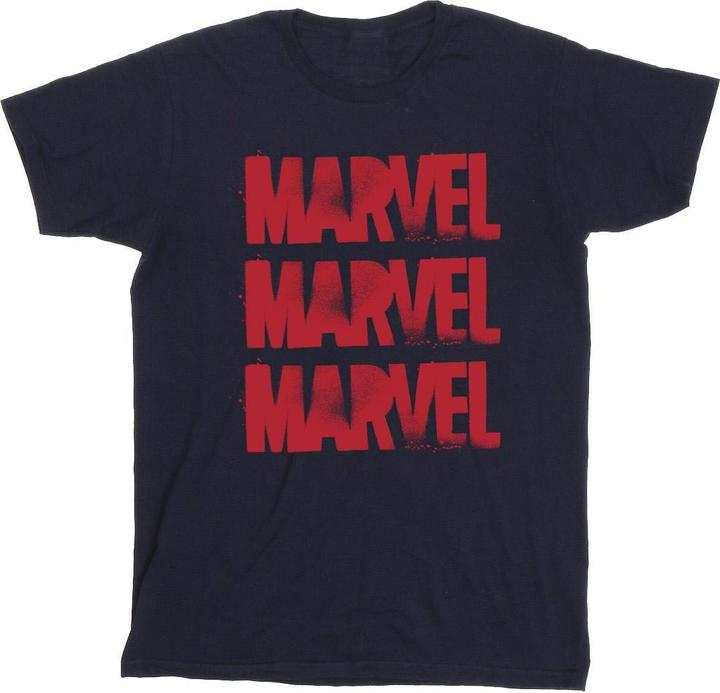 Actual product image Mens Red Spray Logos T-Shirt (L)