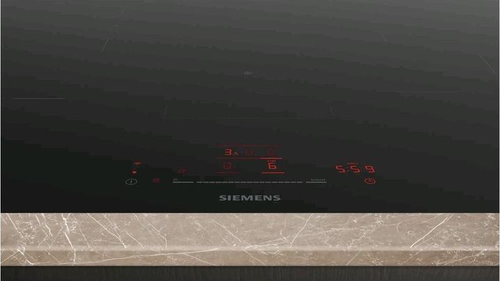 Produktbild Siemens iQ300, Induktionskochfeld, 80 cm, Schwarz, flächenbündig (integriert), EH801HFB1E