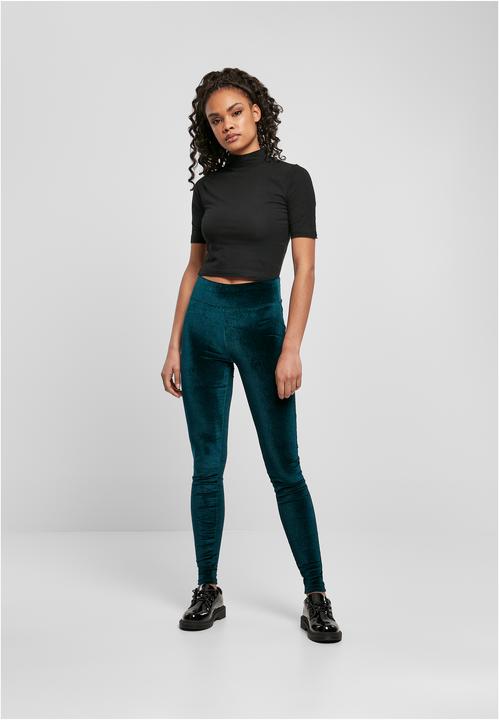 Immagine prodotto Urban Classics Leggings di velluto a vita alta da donna (S)