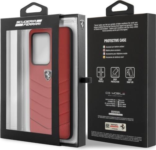 Actual product image Ferrari Hardcase FEHQUHCS69RE S20 Ultra G988 czerwony/red Heritage (Samsung Galaxy S20 Ultra)