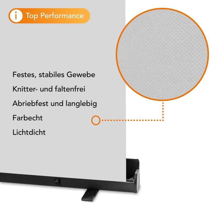 Actual product image Walimex pro Roll-up panel background grey 210x220 (210 cm, 226 cm)