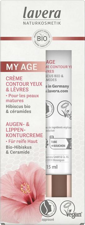 Produktbild Lavera My Age Aug Lippenk Cr re Hau 15ml (Crème, 15 ml, Tag + Nacht)