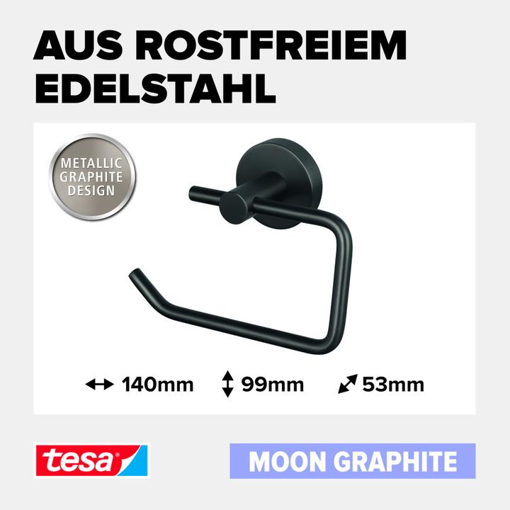 Image du produit tesa ® MOON Distributeur de papier toilette en graphite