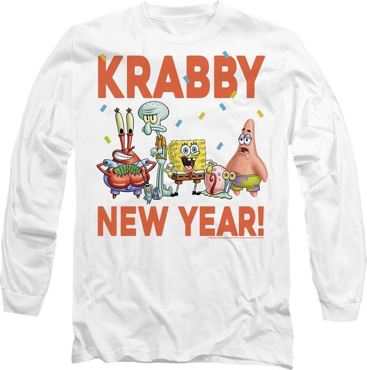 Produktbild Spongebob Squarepants Krabby New Year TShirt (XL)