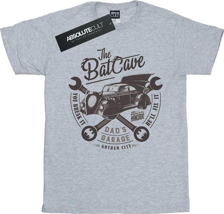 Actual product image Mens Batman Dad's Garage T-Shirt (XXL)