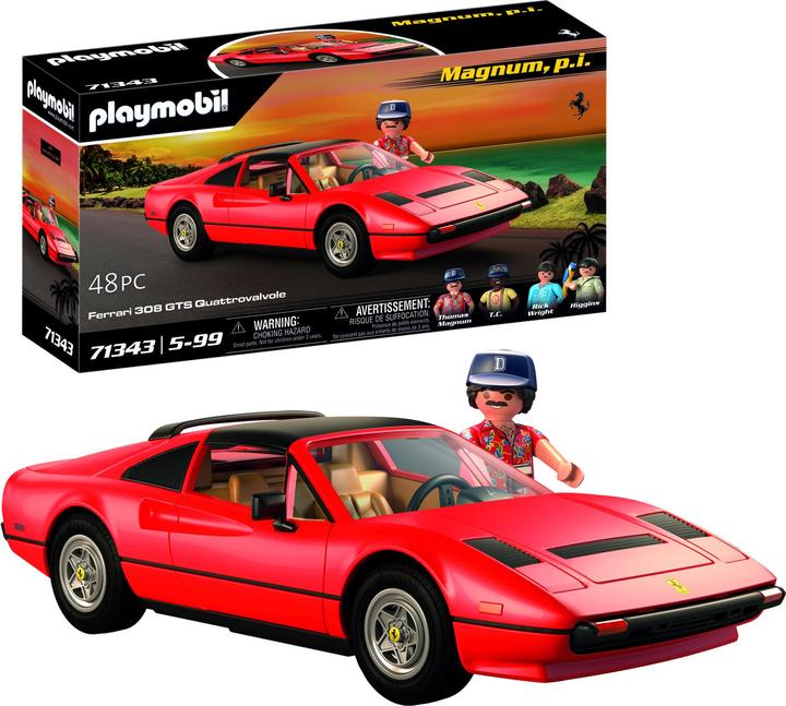 Immagine prodotto Playmobil Magnum, p.i. Ferrari 308 GTS Quattrovalvole (71343)