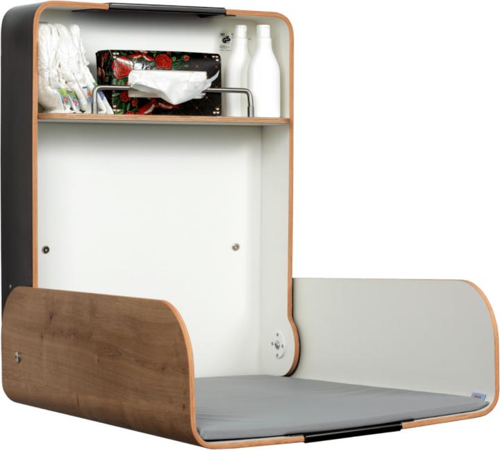 Produktbild Timkid Wickeltisch Holz/Edelstahl Midi Eiche