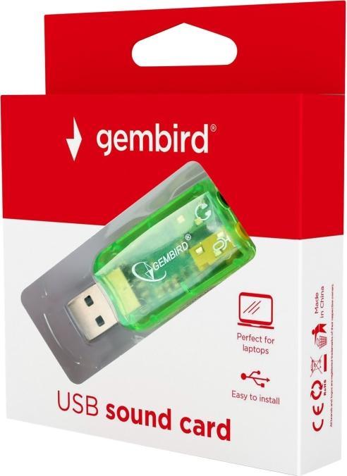 Immagine prodotto Gembird SCHEDA AUDIO USB EXT. VIRTUS/SC-USB-01 - Scheda audio (USB)