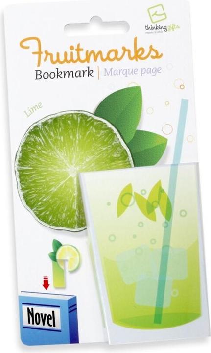 Actual product image Thinking Gifts Fruitmarks Limonka - Bookmark