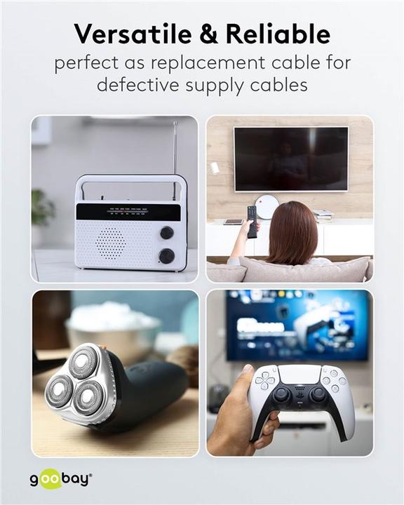 Produktbild Goobay CEE 7/16 — C7 (0.30 m)